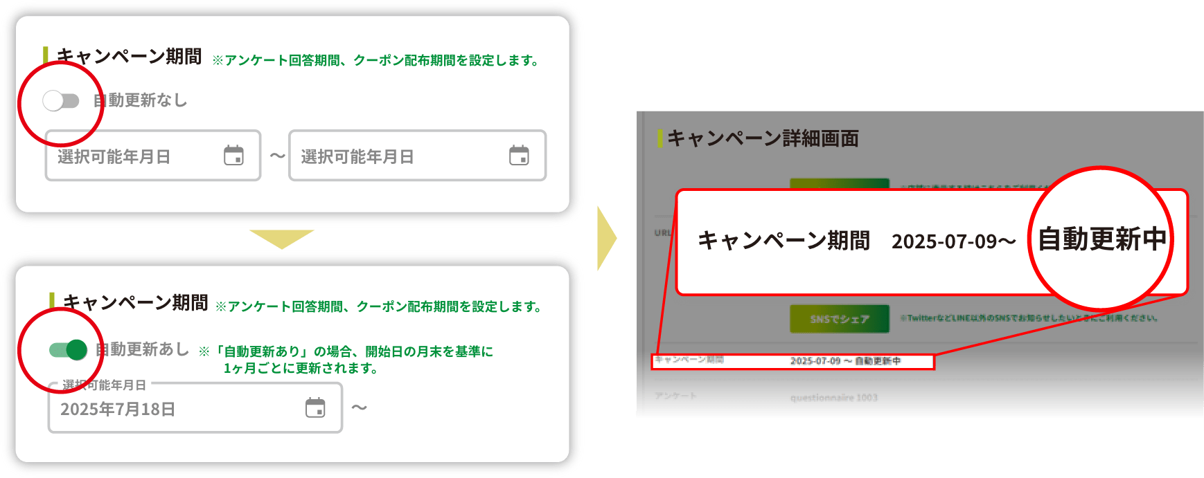 自動更新設定方法